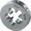 Filière métrique à pas fin, HSS, Filetage : M8, Pas 0,75 mm, Ø extérieur x hauteur 25 x 9 mm