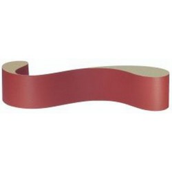 Bande abrasive, de 150 x 2250 mm avec un poudrage ouvert au corindon, Grain : 80