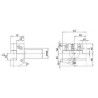 Porte-outil radial VDI,droiteB1 40x25mm FORTIS