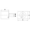 Porte-outil VDI carré blanc A1 30x 85mm FORTIS