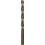 Foret hélicoïdal avec queue cylindrique longue, en acier à coupe rapide, type N, DIN 340, laminé, surface sans revêtement, Ø h8 : 8,00 mm