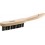 Brosse à soudures d'angle, Nombre de rangées : 3, Garniture Fil d'acier inoxydable, Epaisseur du fil 0,35 mm, Modèle : lisse