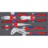Assortiment Pinces basiques Chromé 4 Pièces Knipex