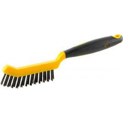 Brosse d'étrier de frein, Nombre de rangées : 2, Garniture Fil de laiton, Epaisseur du fil 0,30 mm, Modèle : ondulé