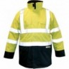 Parka M-Safe Multinorm jaune-bleu, Taille 3XL