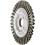 Brosse circulaire, torsadée, modèle très étroit, Ø de la brosse : 178 mm, Epaisseur du fil 0,3 mm, Larg. : de travail 13 mm, Vitesse maxi. : 12500 tr/mn