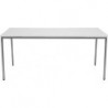Table 2000x800 mm gris clair/gris clair