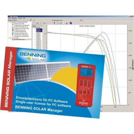 Logiciel PC SOLAR Manager Benning
