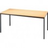 Table 2000x800 mm noir / hêtre