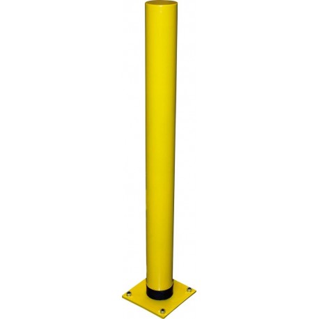 Poteau sécurité industrie jaune 1060mm