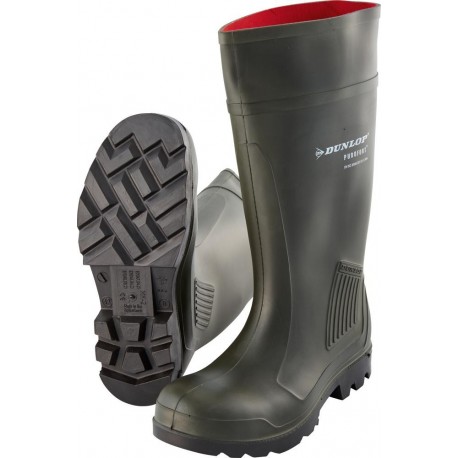 Bottes Purofort Propour S5, CI,T. 39, vert/noir