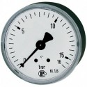 Manomètre arrière centré 63mm 0-4bar F1/4" RIEGLER 1 PCS
