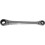 Clé polygonale à cliquet Quadro, Cote s/plats : 10 x 13/17 x 19 mm, Long. 190 mm