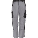 Pantalon de travail Bruno, 300 g/qm, Taille 54, gris/noir