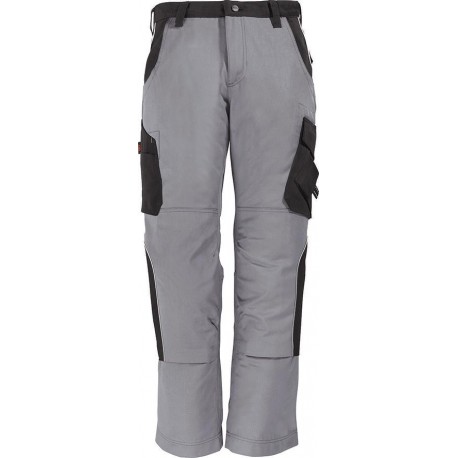 Pantalon de travail Bruno, 300 g/qm, Taille 56, gris/noir