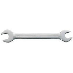 Clé mixte double DIN 3110, acier au chrome vanadium, Cote s/plats : 8 x 9 mm, Long. 143 mm