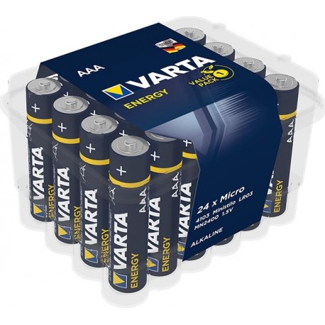 Piles Energy AAA 24er Box VARTA