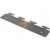 Plaques de montage pour rail de suspension 200 mm