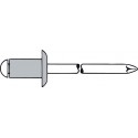 Rivet Alu VA Tête ronde plate 3 x10mm Gesipa(Par 500)