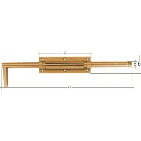 Barre serrure,149/K2/600