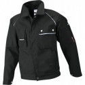 Veste de travail,Canvas,320g/qm, Taille 50,noir