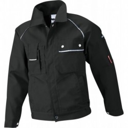 Veste de travail,Canvas,320g/qm, Taille 52,noir