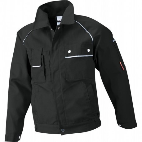 Veste de travail,Canvas,320g/qm, Taille 56,noir