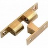Serrure double billes 69x13mm laiton massiv