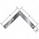 Equerre 120x120x20 mm