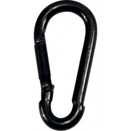 Mousqueton zingué noir 40x 4mm (Par 100)