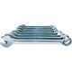 Jeu de clés mixtes, modèle court, DIN 3113 A, ISO 3318, Quantité : 8 pièces, Contenu 10 12 13 14 17 19 22 24 mm