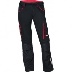 Pantalon FORTIS 24, noir/rouge Taille 58
