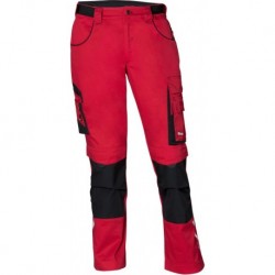Pantalon FORTIS 24, rouge/noir Taille 56