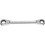 Clé polygonale double à cliquet, Cote s/plats : 12 x 13 mm, Long. 175 mm, Angle de travail 7 °
