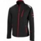 Veste Softshell FORTIS 24, noir/rouge Taille M