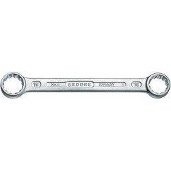 Clé polygonale double, droite, acier au chrome-vanadium 31CrV3, Cote s/plats : 8 x 10 mm, Long. 115 mm