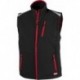 Gilet FORTIS 24, noir/rouge Taille L