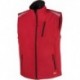 Gilet FORTIS 24, rouge/noir Taille S