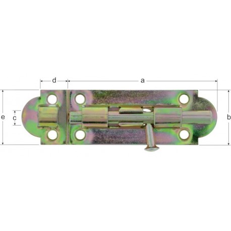 Verrou 161/K2Z/100 mm