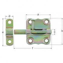 Verrou Typ 160/K2ZA/40 mm