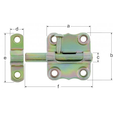 Verrou Typ 160/K2ZA/40 mm