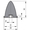 Silent bloc caoutchouc GP EP 30x36 M8