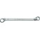 Clés polygonales doubles, anneau contre coudé, acier au chrome-vanadium 31CrV3, Cote s/plats : 21 x 23 mm, Long. 305 mm