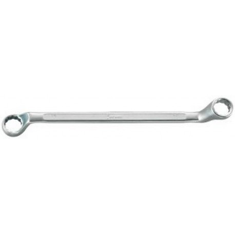 Clés polygonales doubles, anneau contre coudé, acier au chrome-vanadium, Cote s/plats : 12 x 13 mm, Long. 214 mm