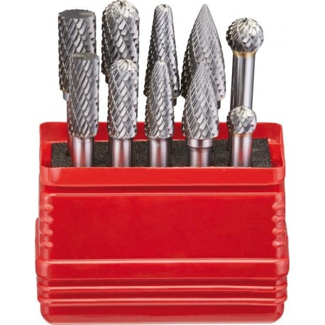 Jeu de fraise C 10- pièces 6mm FORTIS