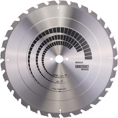 Lame de scie circulaire.CW Nagelpour 450x3,8x30mm Z32 FWFBosch