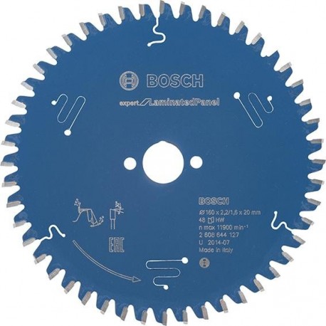 Lame de scie circulaire.Expert LP 160x2,2x20mm Z48 W- Bosch