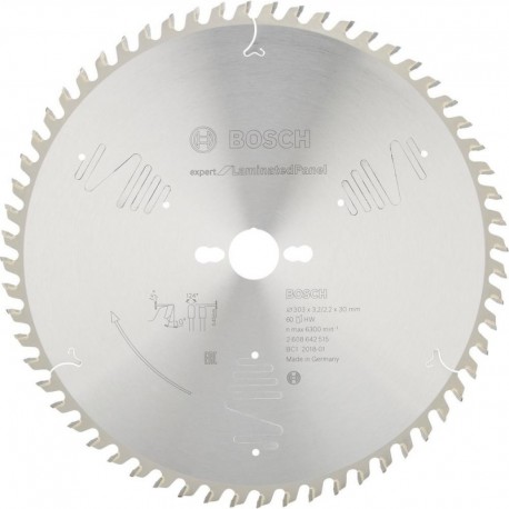 Lame de scie circulaire.Expert LP 303x3,2x30mm Z60 DH Bosch