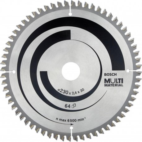 Lame de scie circulaire.Expert MM 230x2,4x30mm Z64 TF-Bosch