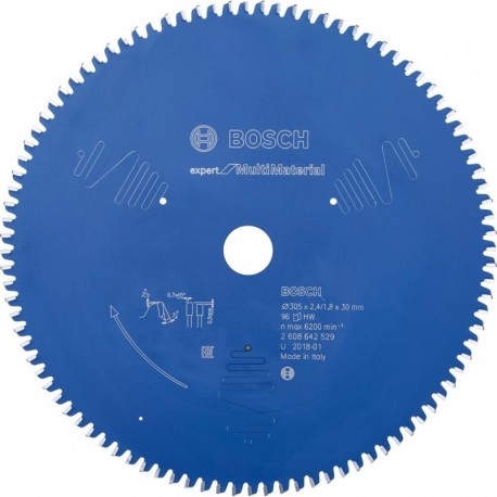 Lame de scie circulaire.Expert MM 305x2,4x30mm Z96 TF-Bosch